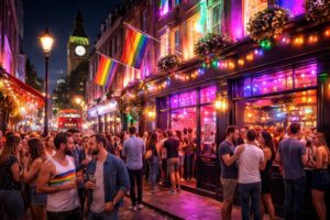 découvrez les meilleurs bars gay à londres et plongez dans la vie nocturne vibrante et accueillante de la communauté lgbtq+. guide complet pour une soirée inoubliable.